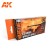 AK Interactive colors German Panzer Grey Set - WARGAME series  AK1160 